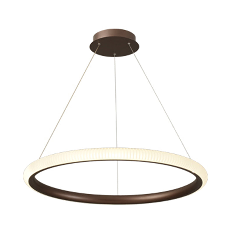 Twisted Shade Metal Chandelier Light Modern 1-Light Chandelier Lighting Fixture