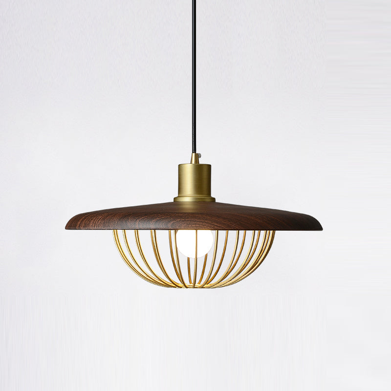 Metal Round Shape Hanging Light Modern Style 1-Light Hanging Light Mounted Fixtures