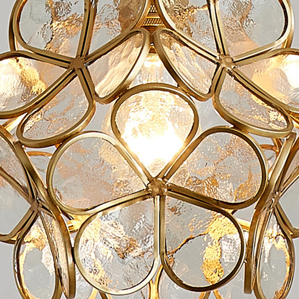 Blütenglas hängendes hungehöriges Licht nordisches Suspension Anhänger Licht