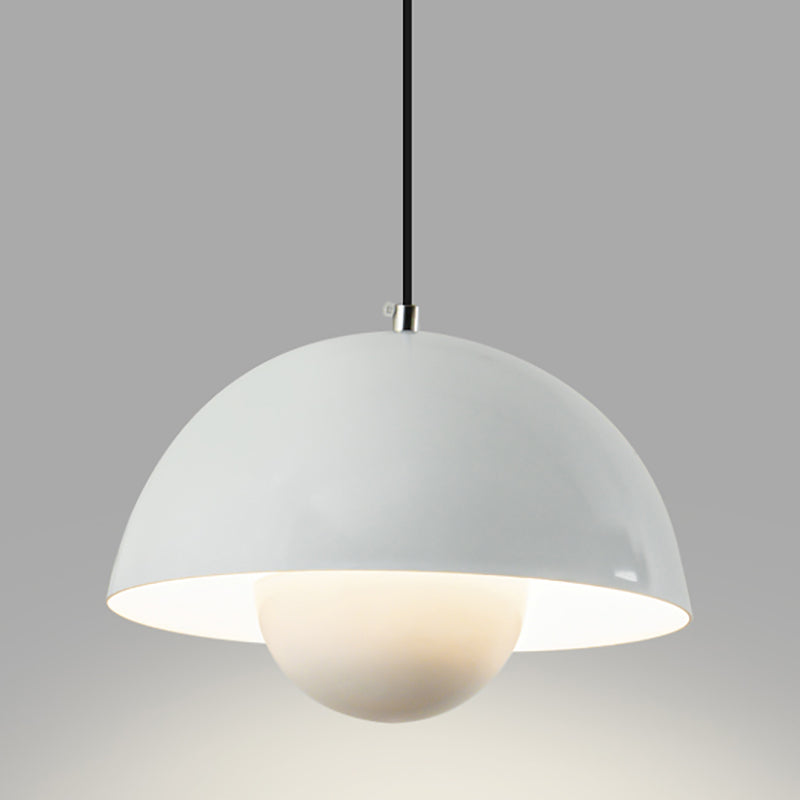 Modern Bud Shape Pendant Light Aluminum Colorful Hanging Pendant for Living Room