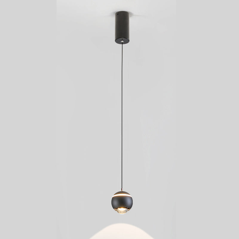 Nordic Globe Shape Pendant Light Aluminum LED Hanging Pendant for Living Room