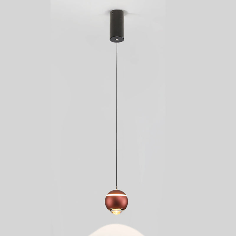 Nordic Globe Form Pendellicht Leichtes Aluminium LED Hanging Anhänger für Wohnzimmer