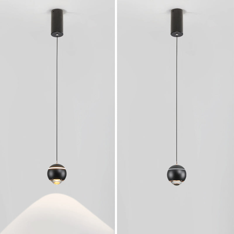 Nordic Globe Form Pendellicht Leichtes Aluminium LED Hanging Anhänger für Wohnzimmer