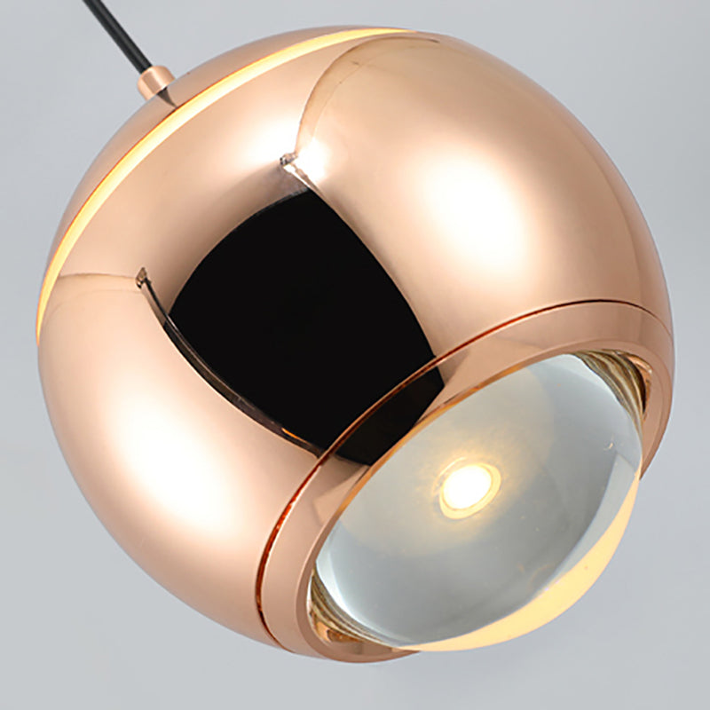 Nordic Globe Form Pendellicht Leichtes Aluminium LED Hanging Anhänger für Wohnzimmer