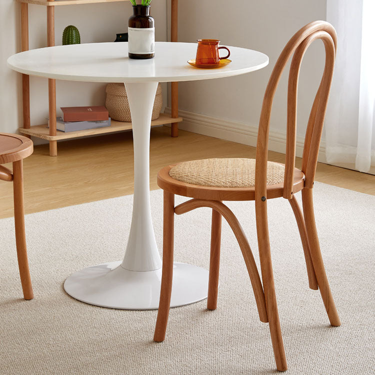 Comedor de madera tradicional, cocina, silla lateral, silla trasera Windsor