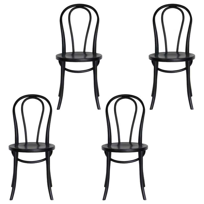 Comedor de madera tradicional, cocina, silla lateral, silla trasera Windsor