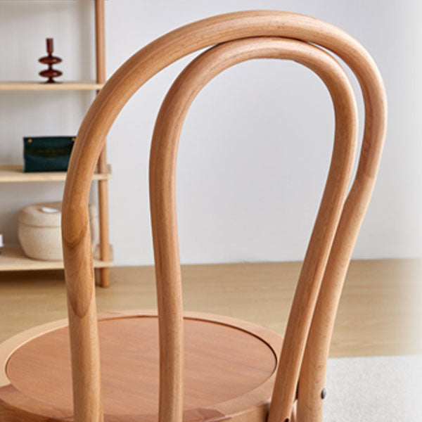 Comedor de madera tradicional, cocina, silla lateral, silla trasera Windsor