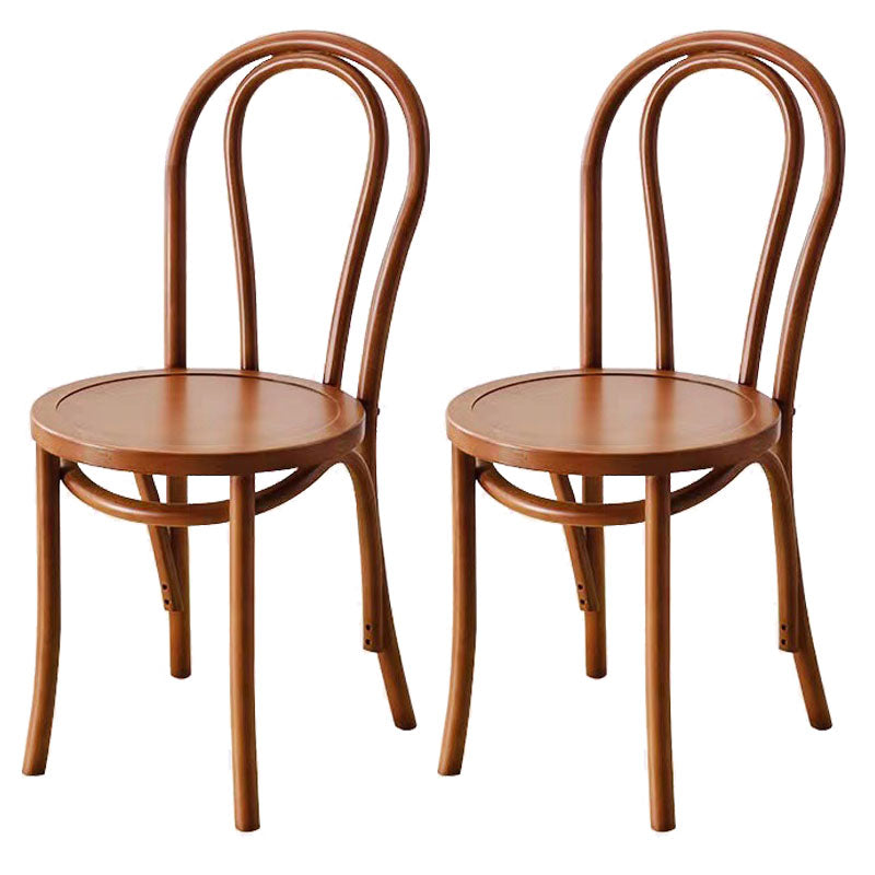 Comedor de madera tradicional, cocina, silla lateral, silla trasera Windsor