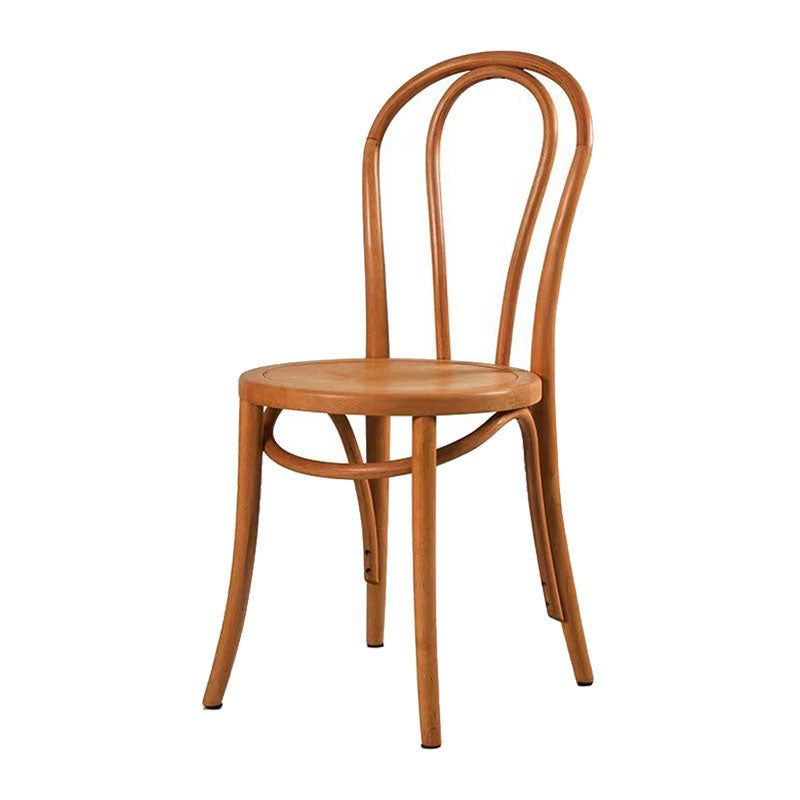 Comedor de madera tradicional, cocina, silla lateral, silla trasera Windsor