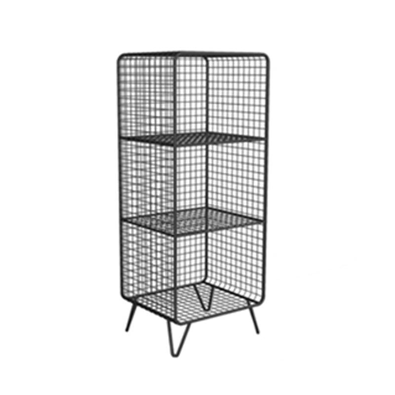 Bibliothèque standard de style industriel Metal à l'arrière fermé pour le bureau à domicile