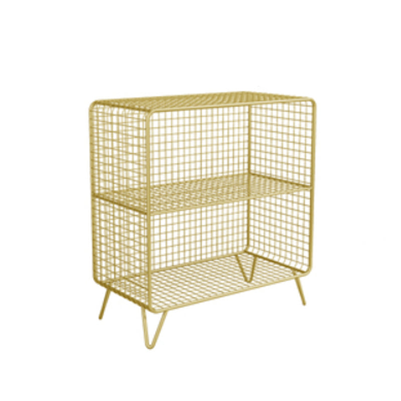 Bibliothèque standard de style industriel Metal à l'arrière fermé pour le bureau à domicile