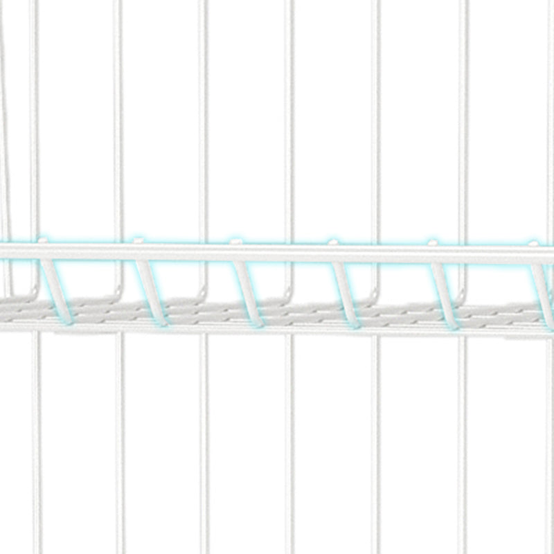 9.5" W Bookshelf Contemporary Style Bookcase with Casters for Home and Study Room