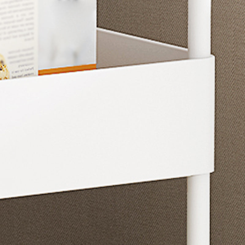 Contemporary Style Bookshelf with Casters Wheel Book Shelf for Home Office Study Room