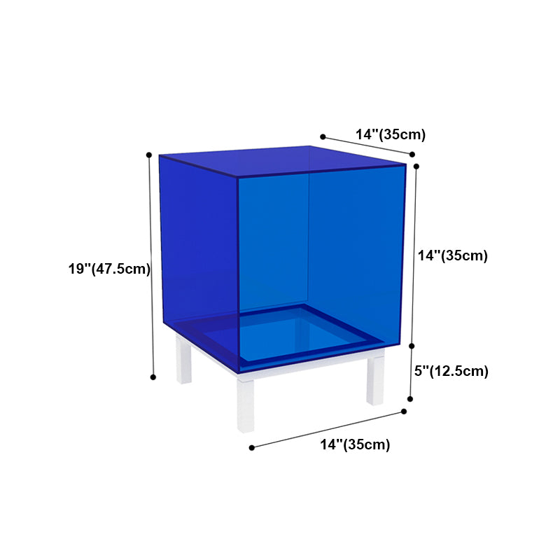 Libreria in stile contemporaneo di libreria chiusa in acrilico per home office