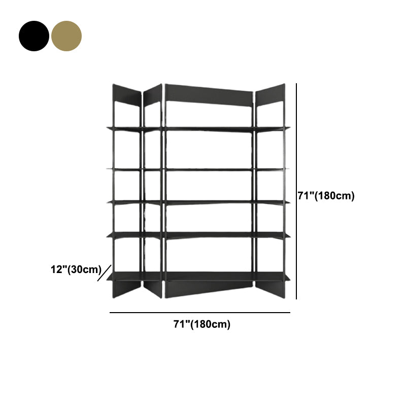 Libreria in stile industriale 5 scaffali aperte libreria per ufficio a casa