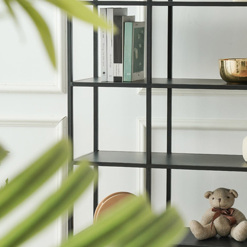 Industrial Style 5-Shelf Bookshelf Open Shelf Bookcase for Home Office