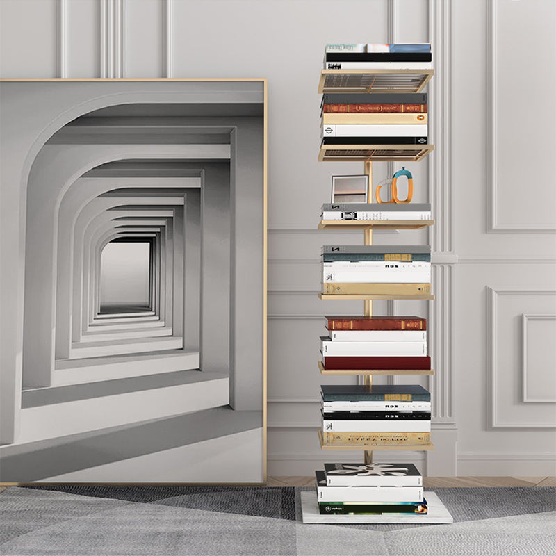 Modern Style Open Bookshelf Vertical Shelf Bookcase for Home