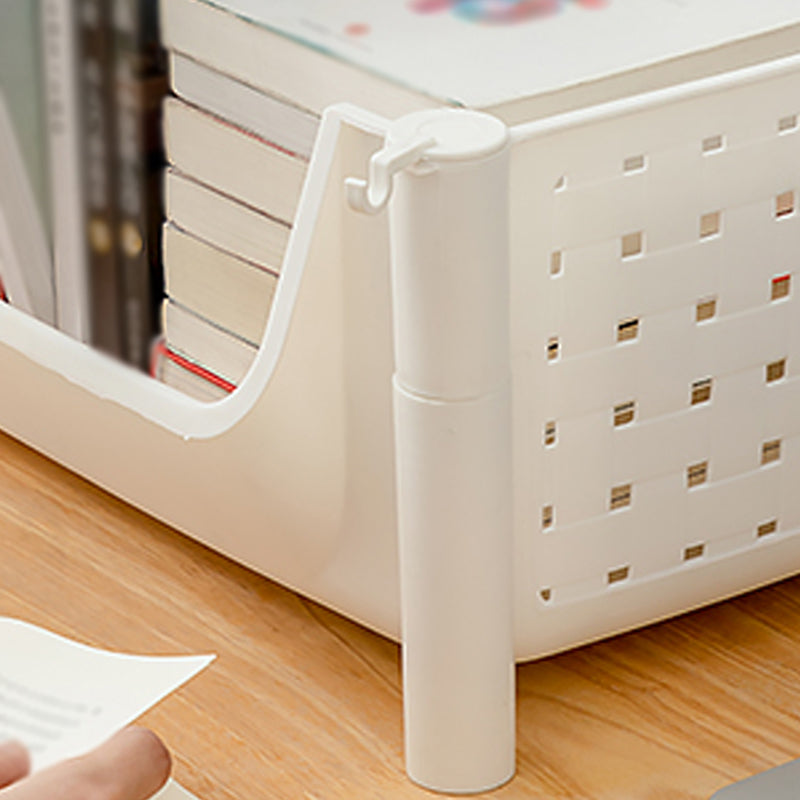 14" Wide Bookshelf Contemporary Style Bookcase with Casters for Home Office