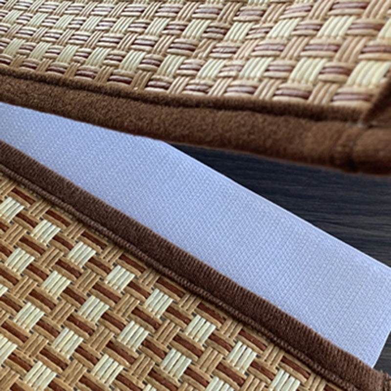 Brown Sisal Teppich Polyester Landes Teppich Waschbar Teppich für Wohnzimmer