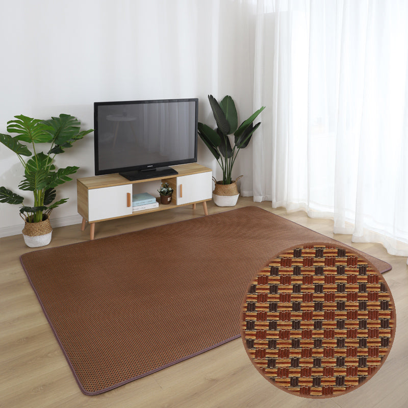 Brown Sisal Teppich Polyester Landes Teppich Waschbar Teppich für Wohnzimmer