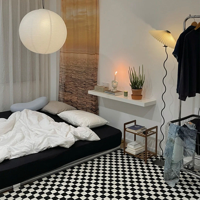 Lattice Rug Rectangle Synthetic Modern Washable Rug for Home Decor