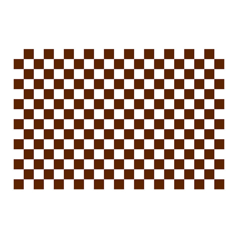 Lattice Rug Rectangle Synthetic Modern Washable Rug for Home Decor
