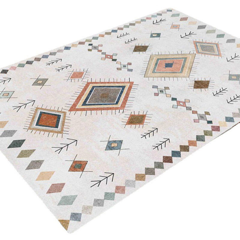 Argyle bohème tapis de style tapis de teinture résistante à la décoration intérieure