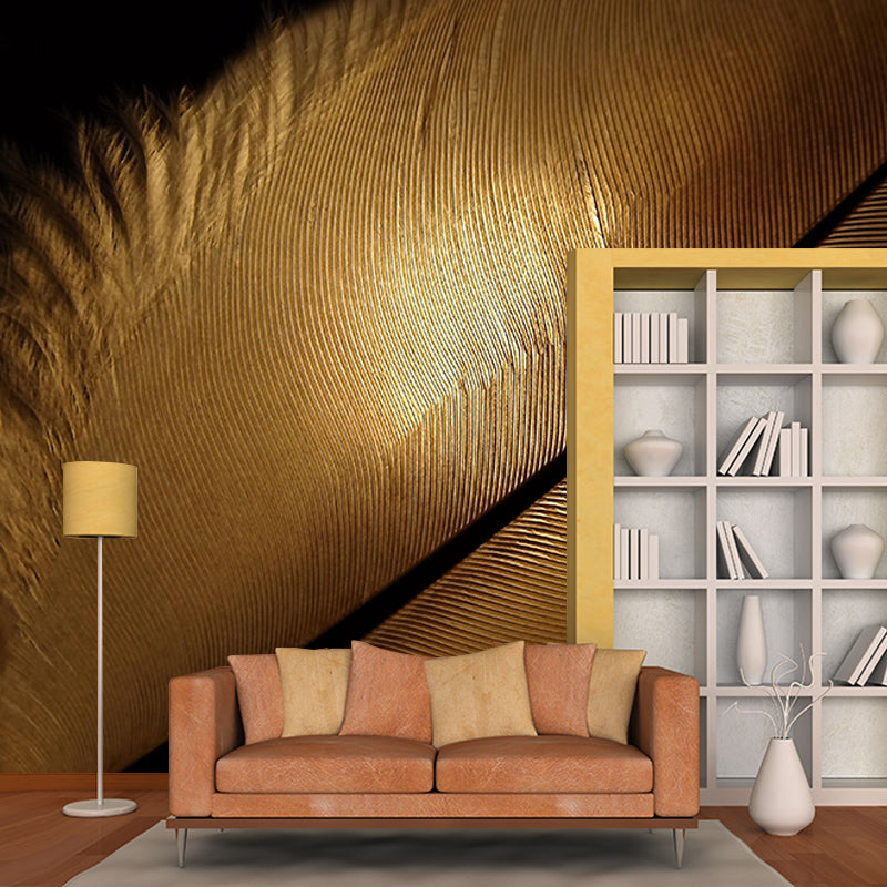 Washable Stain Resistant Mural Wallpaper Feather Indoor Wall Mural