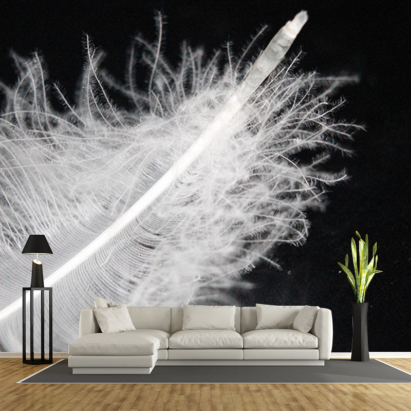 Feather Photography Mural Wallpaper Decorative Bedroom Wall Mural