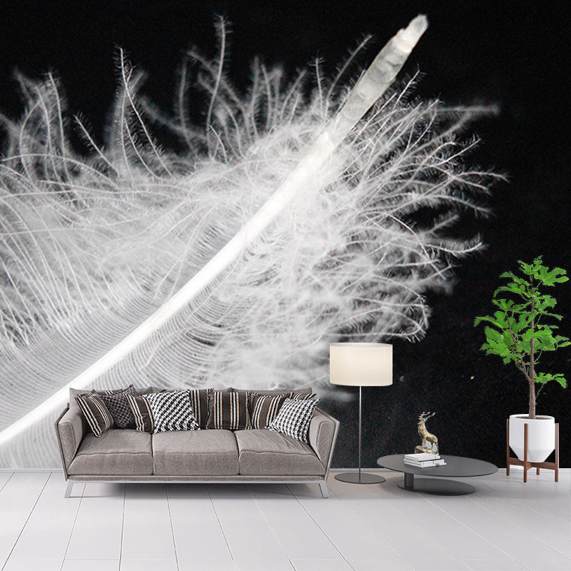 Feather Photography Mural Wallpaper Decorative Bedroom Wall Mural