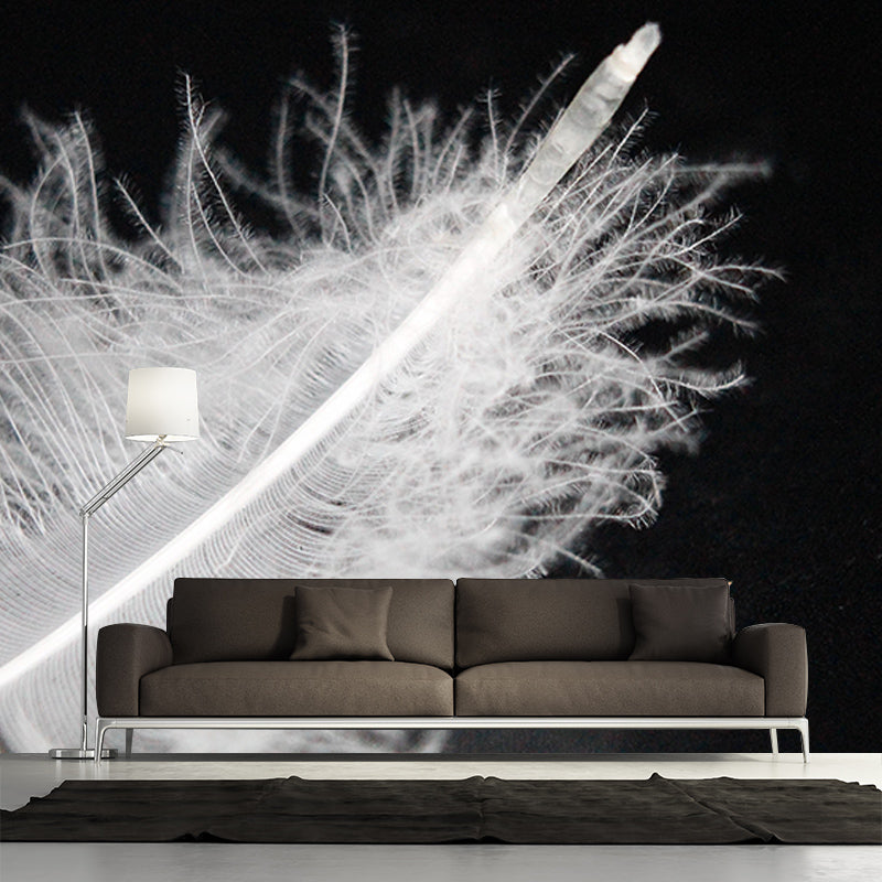 Feather Photography Mural Wallpaper Decorative Bedroom Wall Mural
