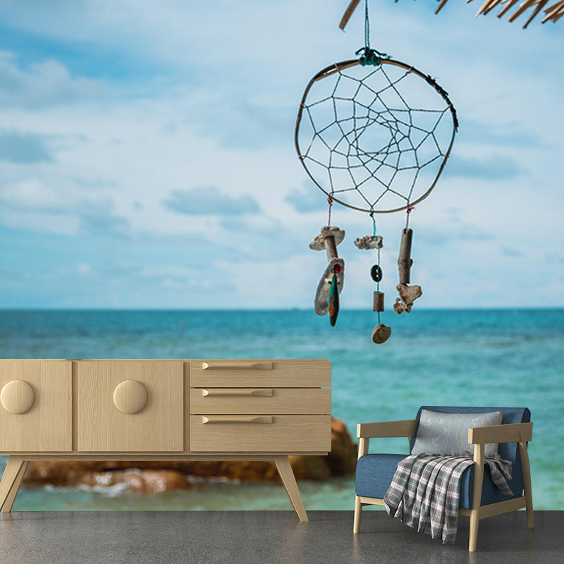 Photography Stain Resistant Wall Mural Wallpaper Dream Catcher Sitting Room Wall Mural