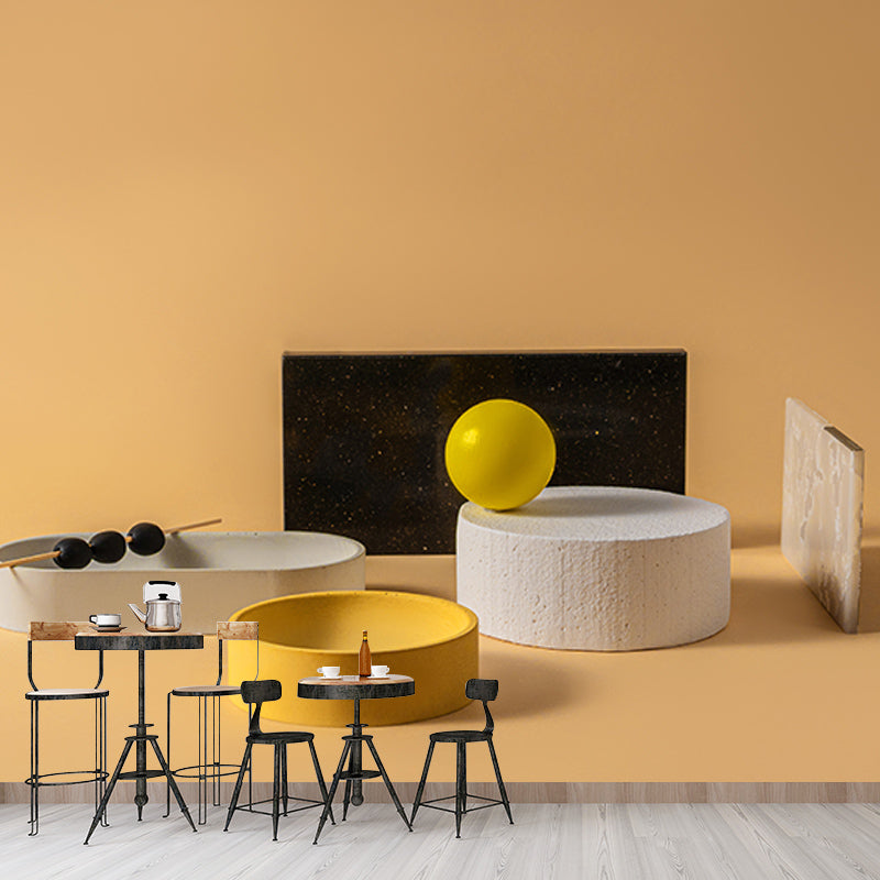 Geometry Elements Mildew Resistant Mural Wallpaper Living Room Wall Mural