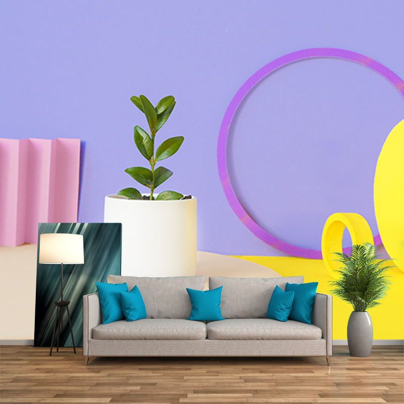 Modern Photography Mural Wallpaper Geometry Living Room Wall Mural