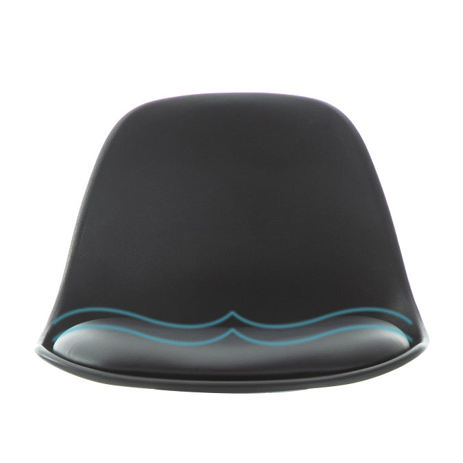 Industrial Upholstered Swivel Bar Stools Low Back  Stools for Home