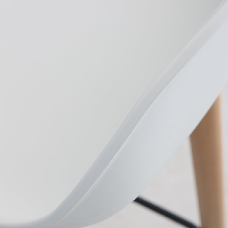 Scandinavian Style Bar-stool with Bucket Seat Counter Stool for Restaurant Bar