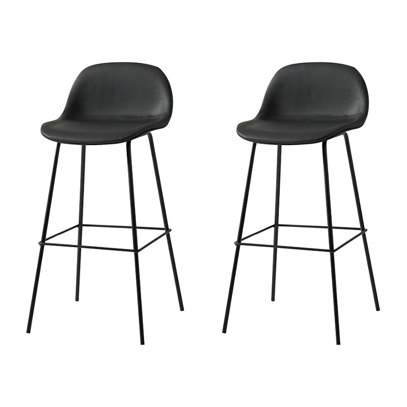 Scandinavian Style Bar-stool with Bucket Seat Counter Stool for Restaurant Bar