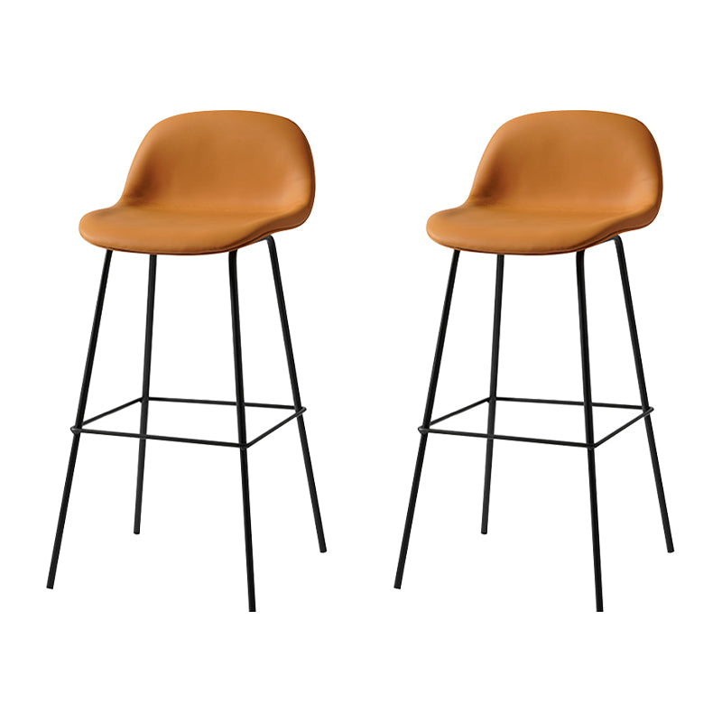 Scandinavian Style Bar-stool with Bucket Seat Counter Stool for Restaurant Bar