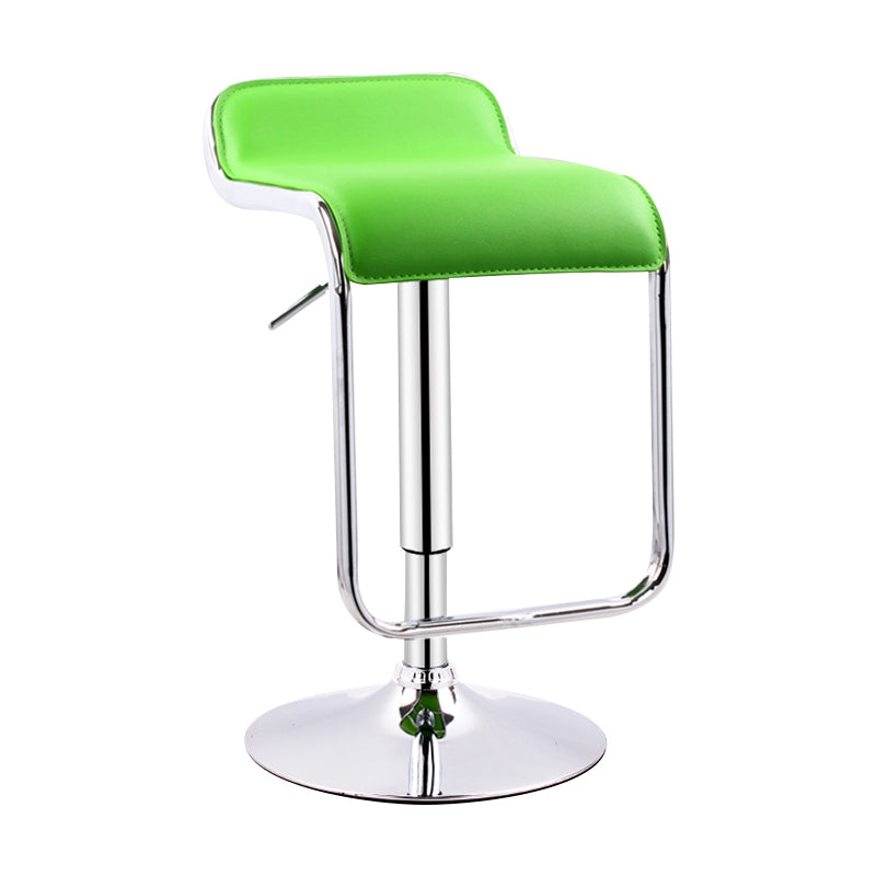 Modern Adjustable Backrest Counter Stool Steel Study Bar Stool with Cushion and Pedal