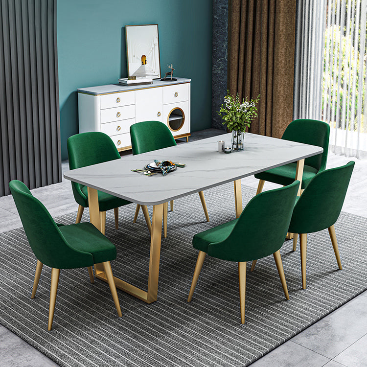 Nordic 1/2/5/7 Pieces Dining Set Sintered Stone Dining Table with Chairs