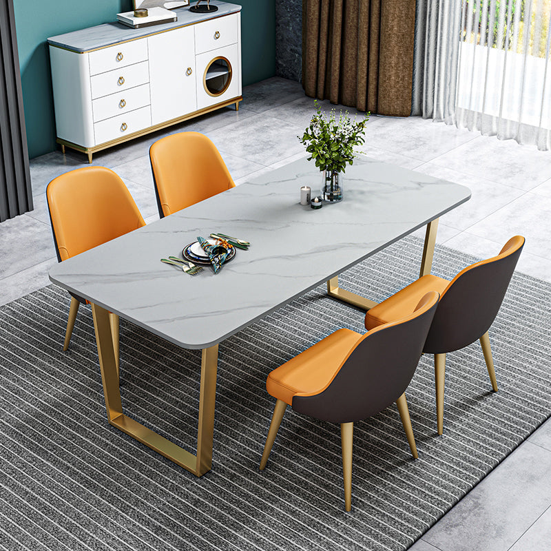 Nordic 1/2/5/7 Pieces Dining Set Sintered Stone Dining Table with Chairs