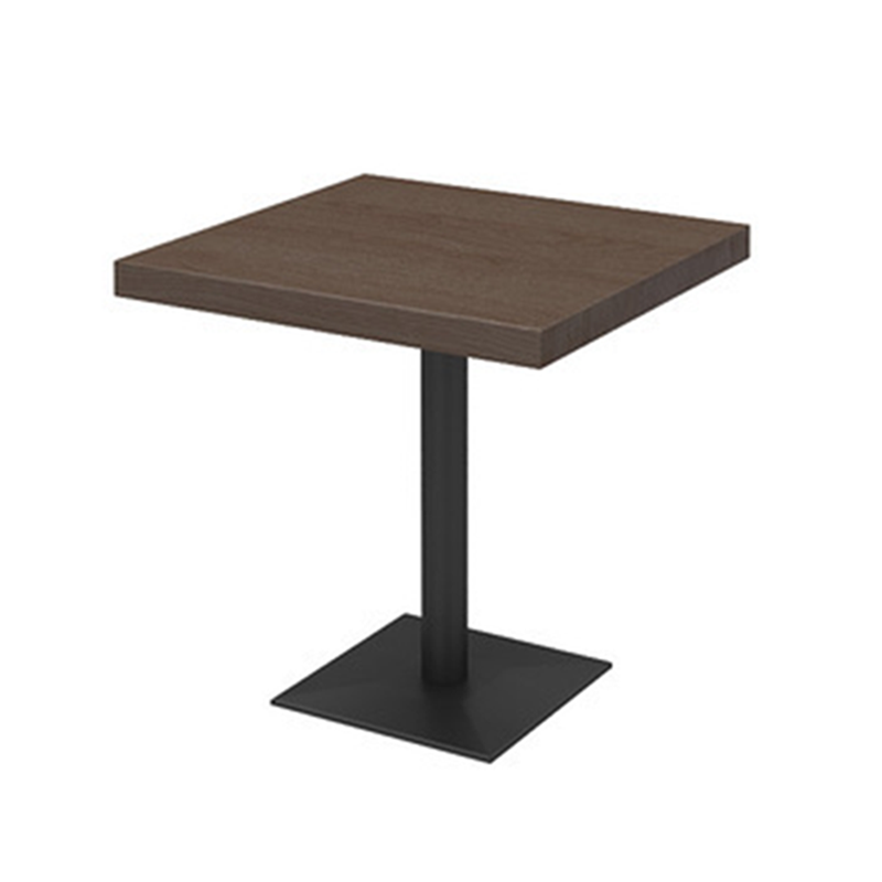 Industrial Style Dining Table Black Base Dining Table for Dining Room