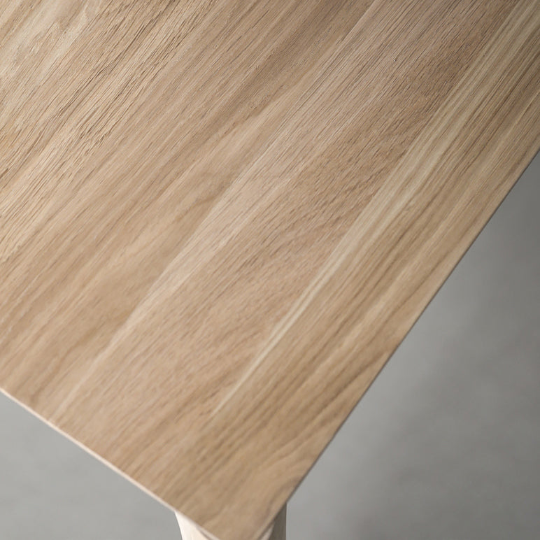 Modern Pine Solid Wood Table for Restaurant Rectangle Dining Table with 4 Legs