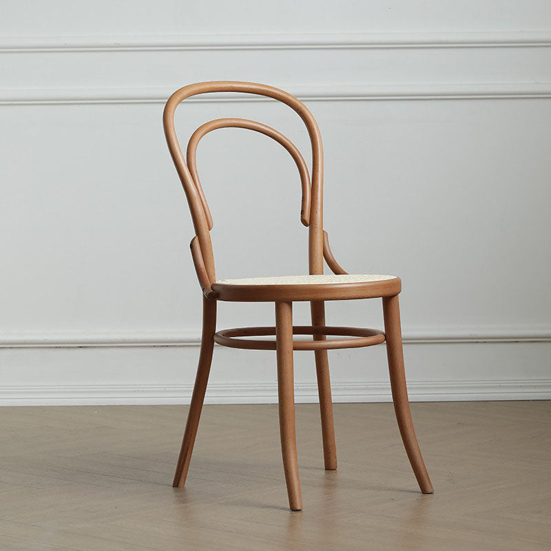 Wood Traditional Kitchen Dining Room Chair Windsor Back Side Chair