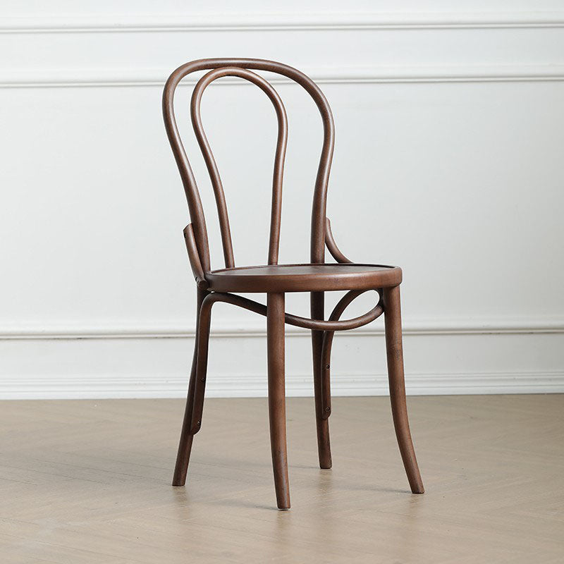 Wood Traditional Kitchen Dining Room Chair Windsor Back Side Chair