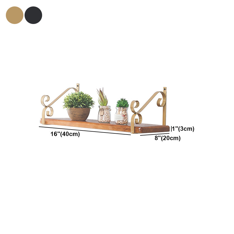 Modern Style Wooden Bookshelf Wall Mounted Shelf Bookcase for Home