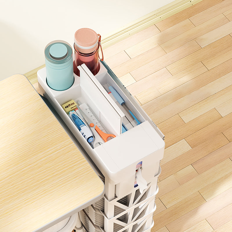 Libreria a 5 scaffali per la scala in plastica contemporanea scaffale di libri