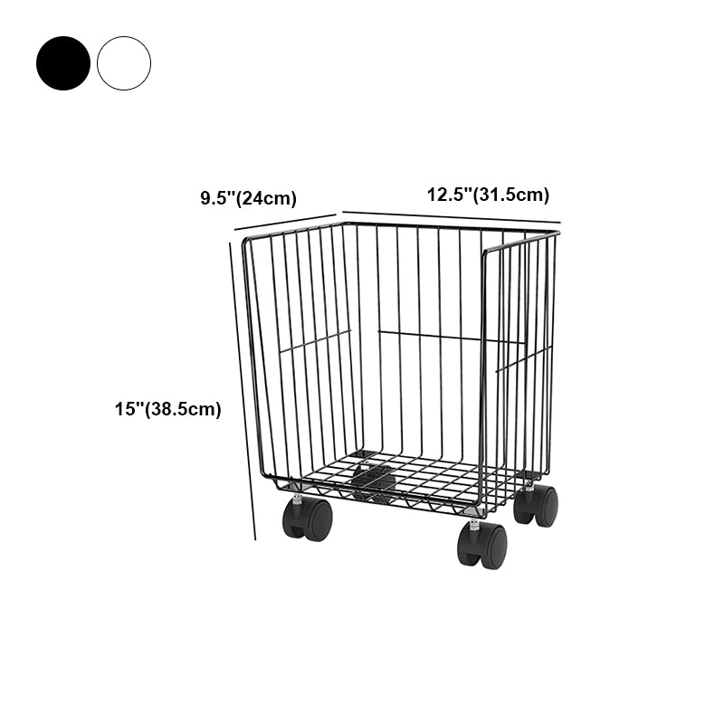 Contemporary Style Metal Geometric Bookcase Closed Back Bookcase