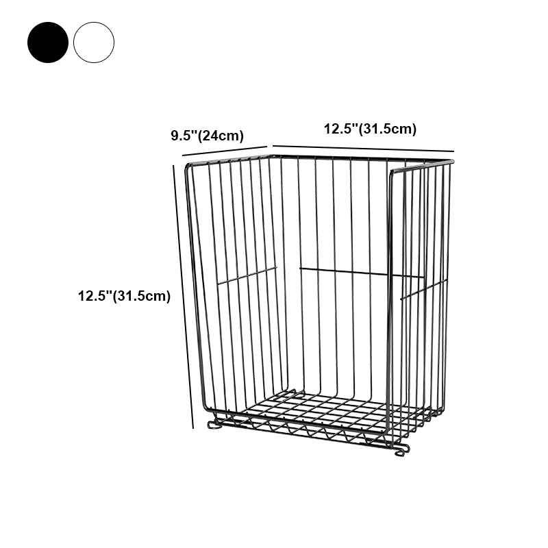 Contemporary Style Metal Geometric Bookcase Closed Back Bookcase