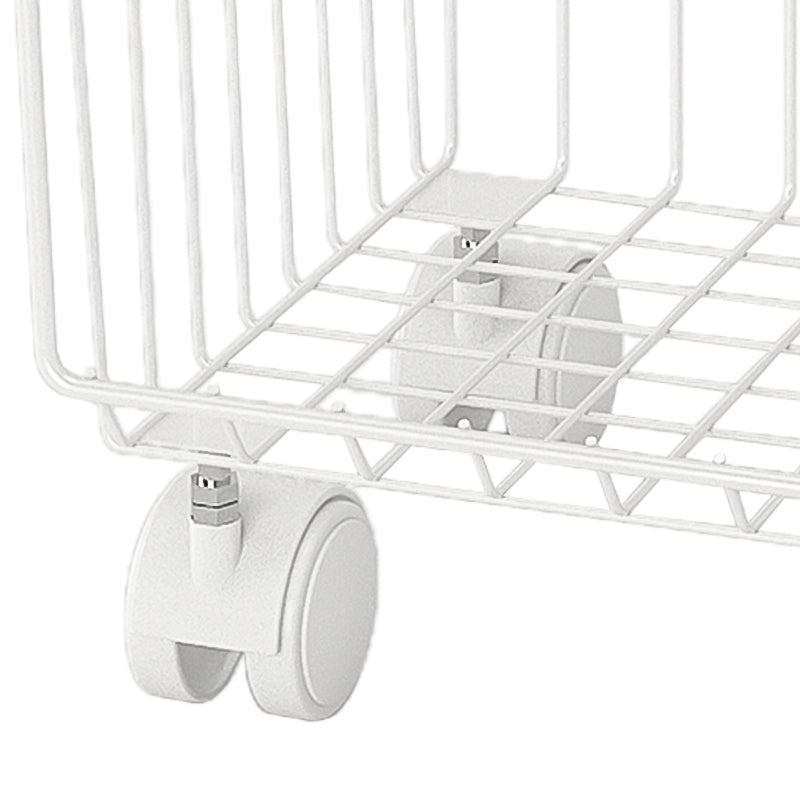 Contemporary Style Geometric Bookcase Metal Closed Back Bookcase